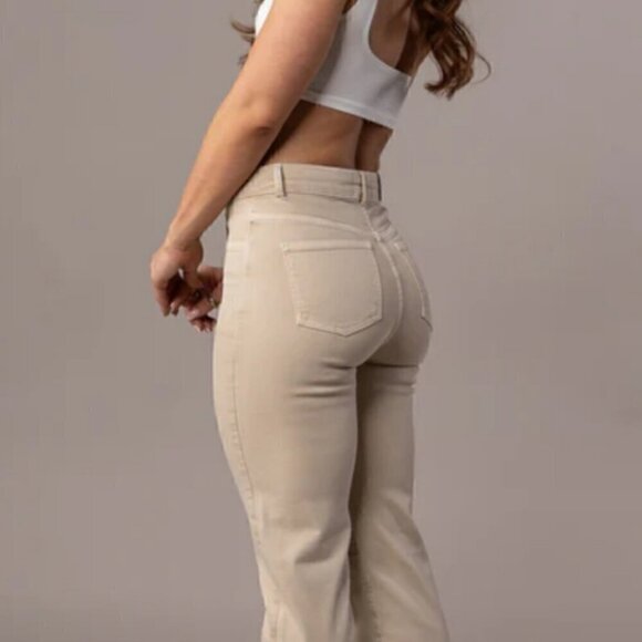 Fitjeans - Straight Leg - Sand - Size M - Picture 3 of 8